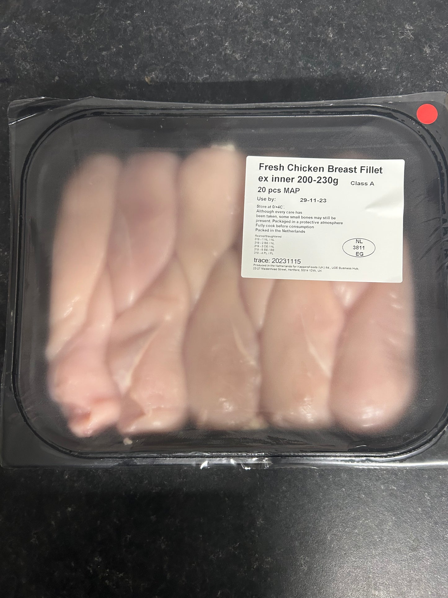 Fresh Chicken Fillets Tub 210g - 230G
