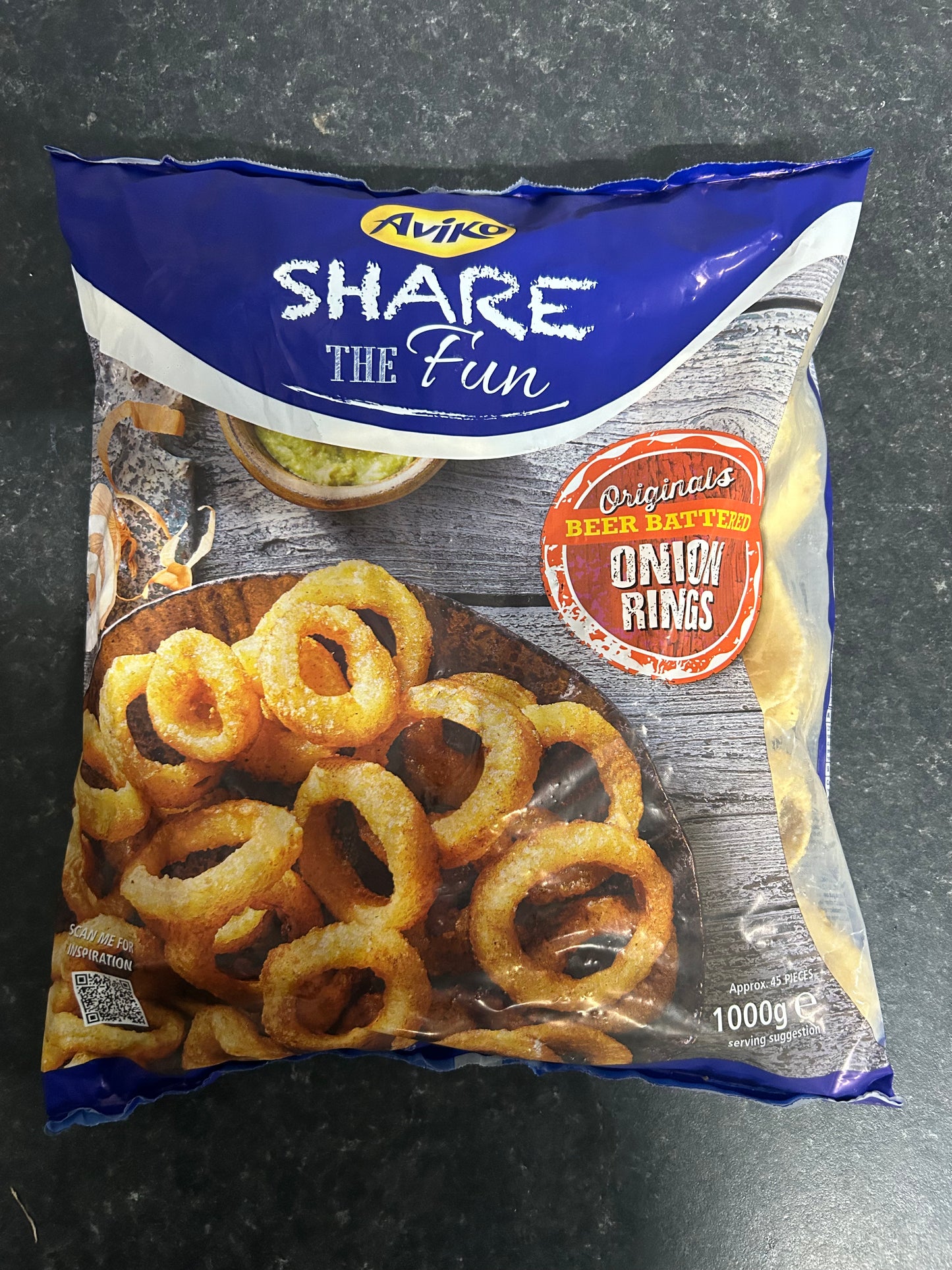 Aviko Beer Battered Onion Rings 1kg