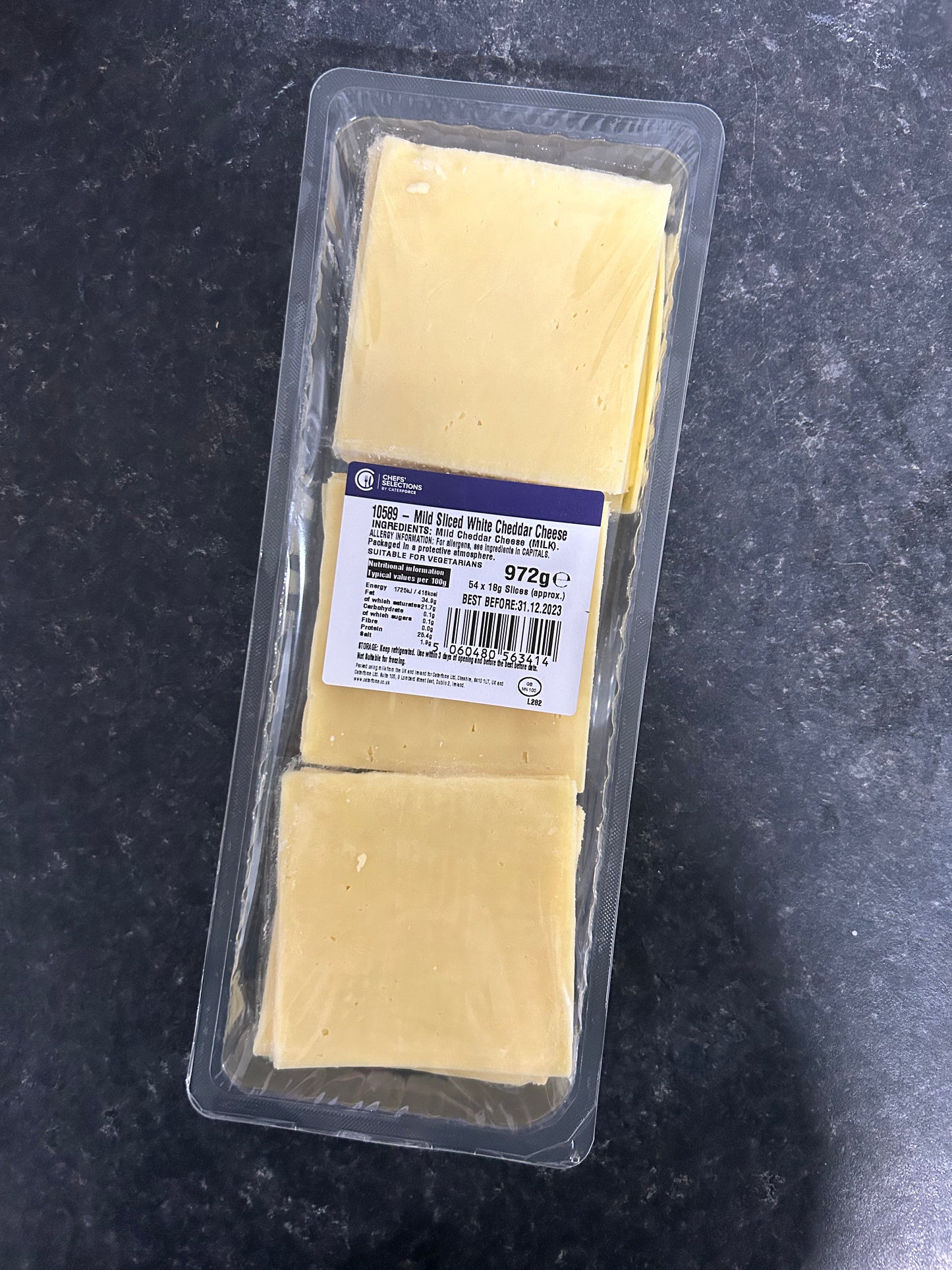 Cheddar Cheese Slices 1kg